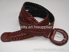 plaited belts
