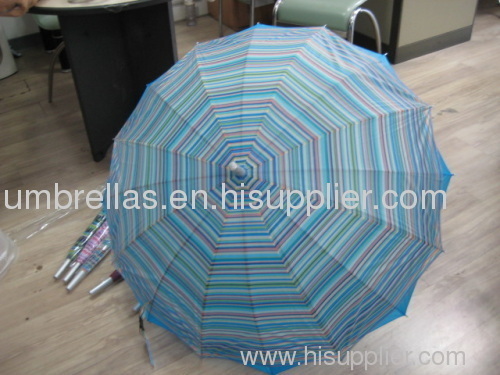 straight umbrella with double layer