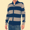 Men's Striped Wool Sweater