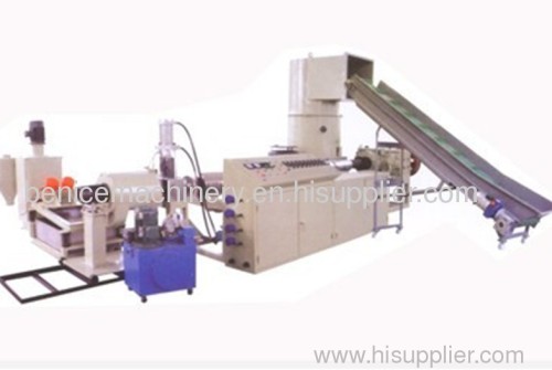 PET plastic recycling granulator making machine