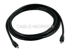 IEEE-1394 FireWire iLink DV Cable 4 pin