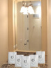 bathroom mirror with electrical demister