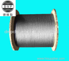 7x7 7x19 high quality galvanized steel wire ropes