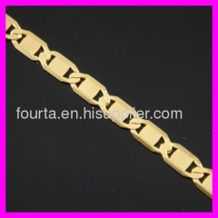 18K gold plated copper alloy bracelet FJ1520070