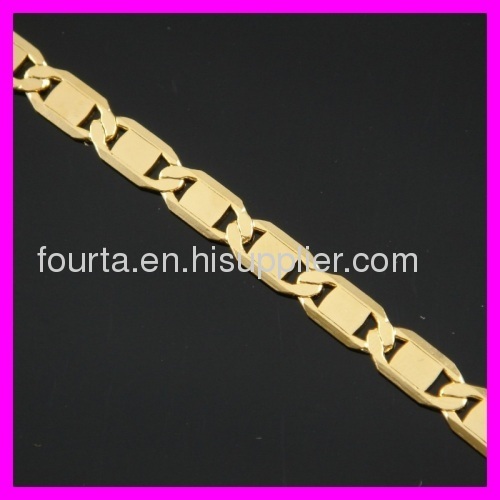 FJ gold plated copper alloy bracelet