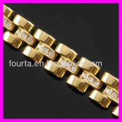 18K gold plated zircon bracelet 1530062