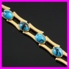 18K gold plated turquoise bracelet 1530179