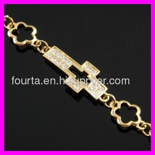 fallon delicate18K gold plated zircon bracelet