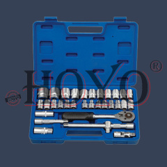 33 Piece Socket Set, 1/2'' Drive