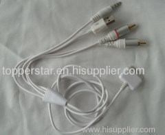 AV cable for iPhone, iPod, iPad