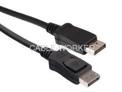 28AWG gold plated 8.64 gbps data rates DisplayPort Cable