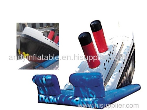 Titanic inflatable slide