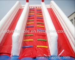 Titanic inflatable slide dry slide