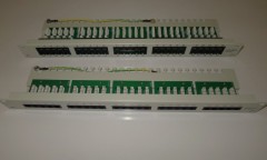 25 PORTS AND 50 Ports Cat.3. unshielded Patch Panel