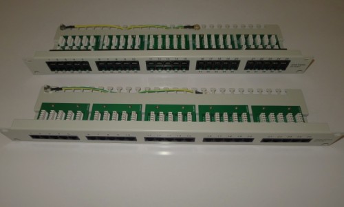 25 PORTS AND 50 Ports Cat.3. unshielded Patch Panel