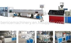 PVC twin-pipe production line