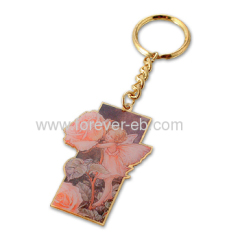 Fancy Metal Keychains with Enamel Colors, Available in Various Colors, Customized Designs Welcomed