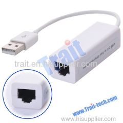 LAN, USB Transfer Card, Real Card USB 2.0 to Fast Ethernet Adapter 9700 Chip
