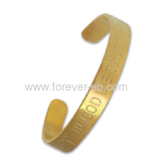 Metal Bracelet with Gold Finish