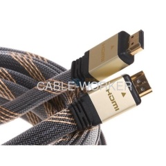 flat HDMI cable with net jacket