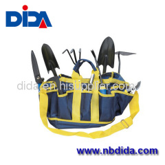 10pcs Portable complete Garden Tools Kit in Canvas Bag