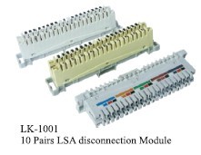 10 PAIRS LSA DISCONNECTION MODULE