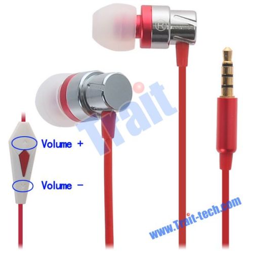 Earbud in-Ear Earphone Headphone with Remote and Mic for Apple iPhone/iPad