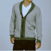 Men's Boiled Wool Cardigan