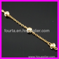 18K gold plated zircon bracelet 1530222