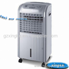 low power evaporative swamping room air coolers