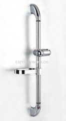 Showerhead Slide Bar Combo Kit, Polished Chrome hand shower slide bar