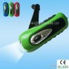 hand-cranking dynamo flashlight