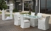 Garden rattan furniture wicker dining set