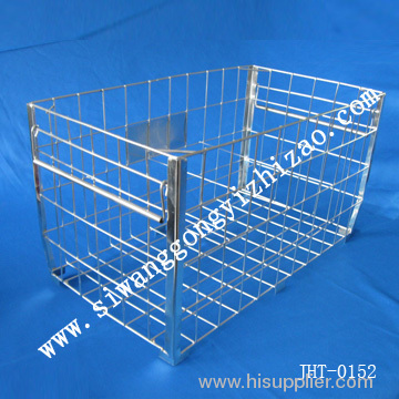 galvanized wire mesh metal Turnover container