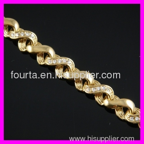 zircon golden bracelet