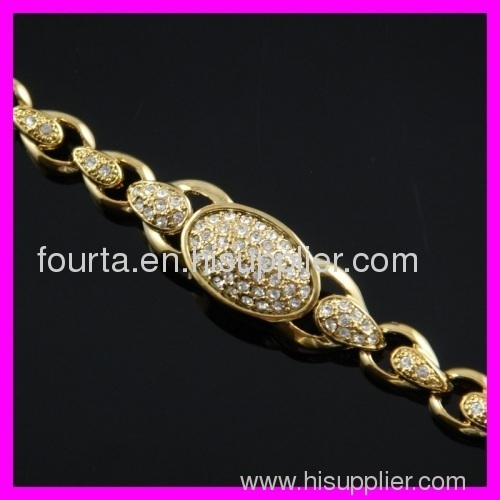 18K gold plated zircon bracelet IGP