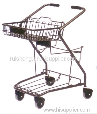 metal supermarket cart
