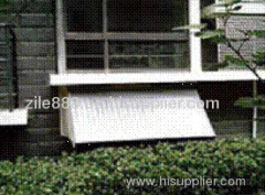 The principium for balcony solar collector