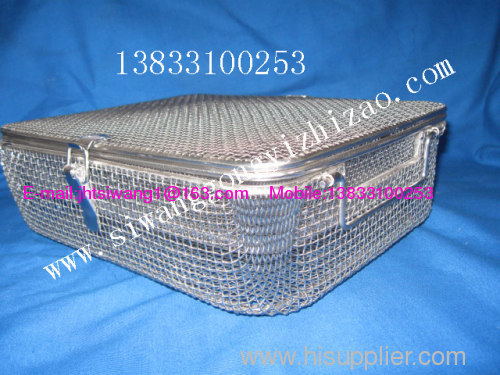 stainless steel medical cleaning basket