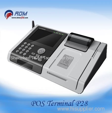 RDM Finance POS Terminal with barcode reading, telephone,GPRS, CDMA, WiFI