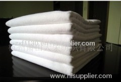 The hotel towels