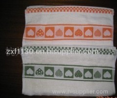 The hotel towels