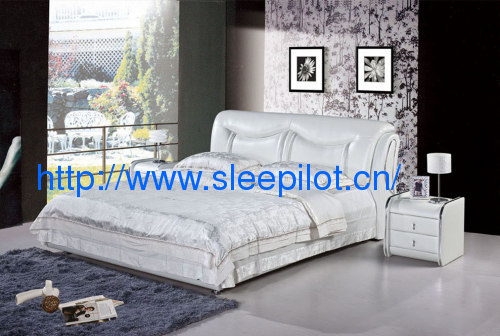 softbed leather bed geniune leather bed cow leather bed
