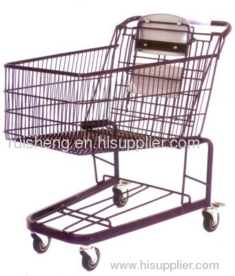 american supermarket cart