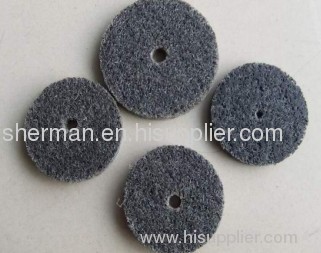 abrasive fiber wheel for deburring