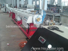 Plastic pipe making machine for PERT