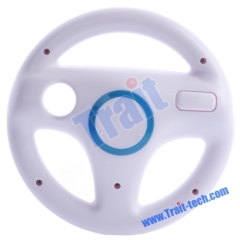 Steering Wheel for Wii Remote Mario Kart Racing Game(White)