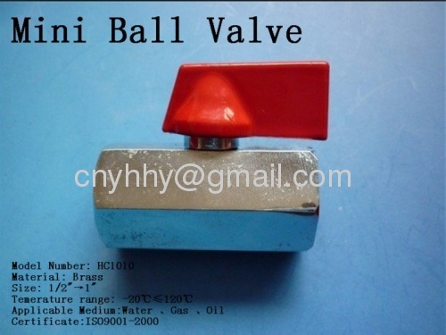Brass ball valve,