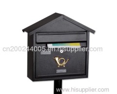 Metal Postbox with Stand