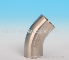 stainless steel sanitary weld elbow